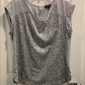 Polka-dot shirt- great with dress pants